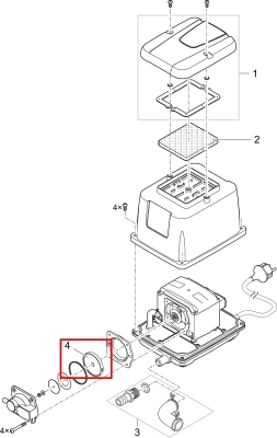 Ersatz Membran Set AquaOxy 2500